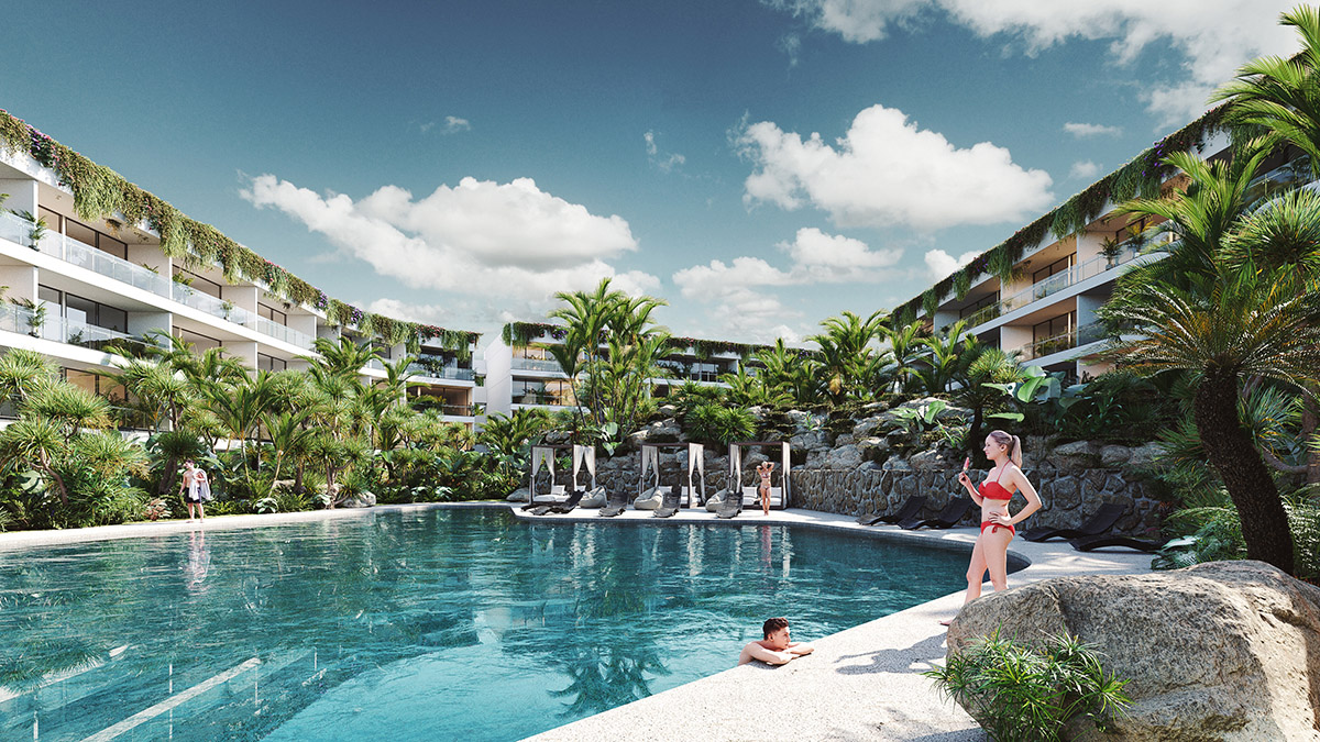 The Leaf Condos Playacar: Departamentos en Playacar, Playa del Carmen
