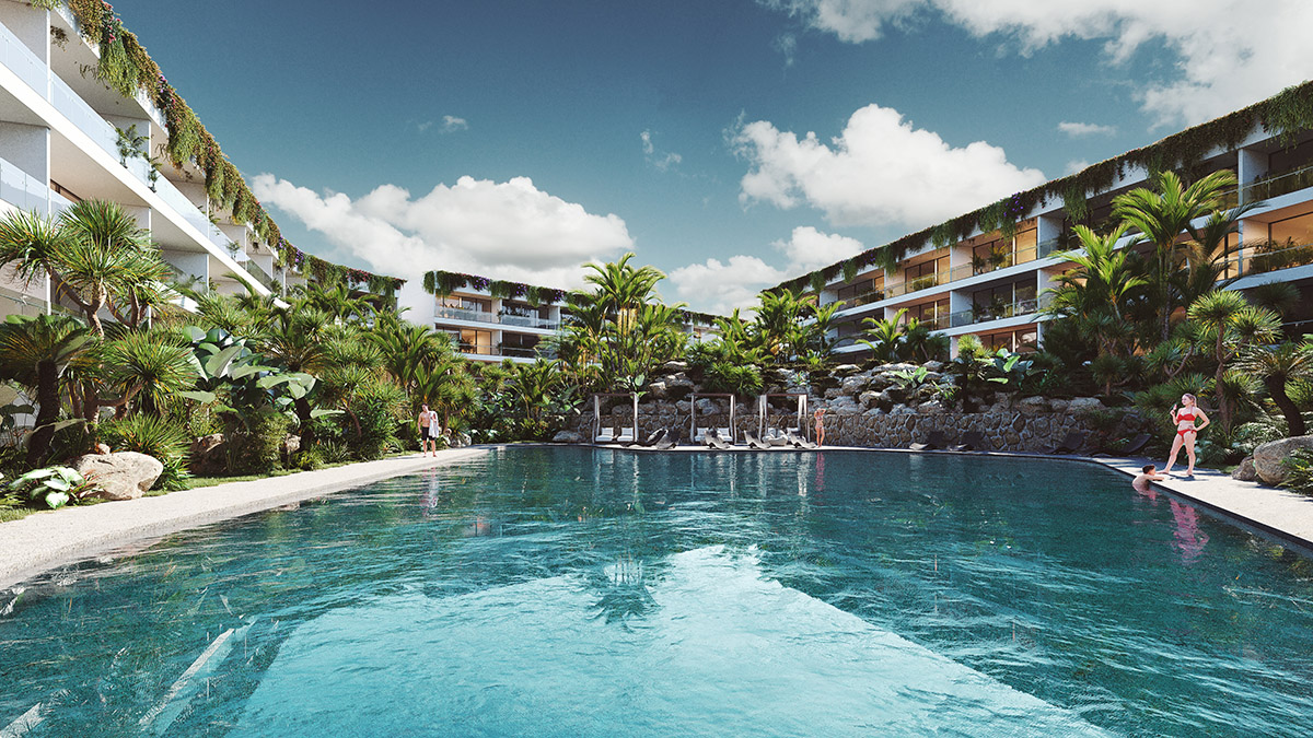 The Leaf Condos Playacar: Departamentos en Playacar, Playa del Carmen
