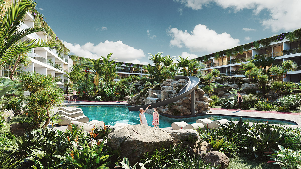 The Leaf Condos Playacar: Departamentos en Playacar, Playa del Carmen