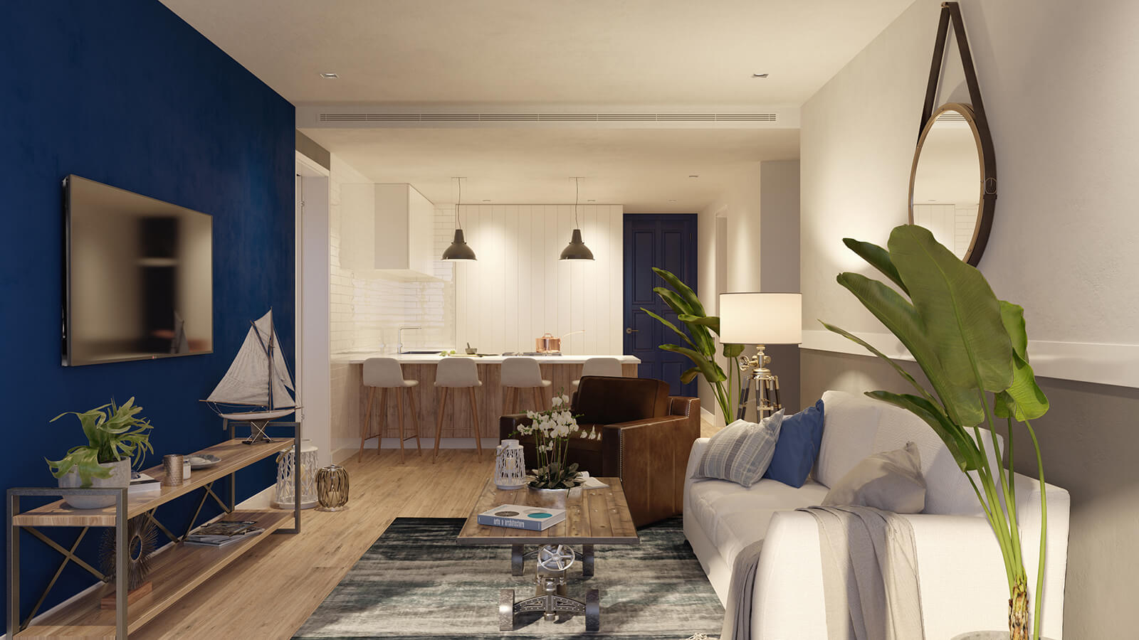 Blue House Puerto Aventuras: Departamentos y penthouses
