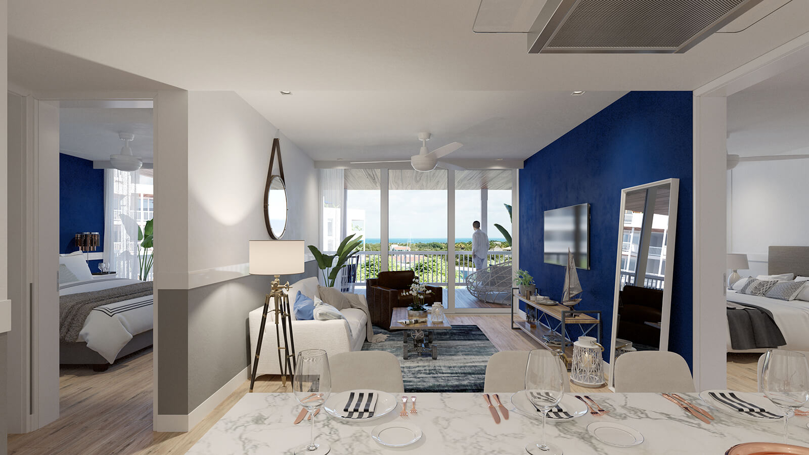 Blue House Puerto Aventuras: Departamentos y penthouses