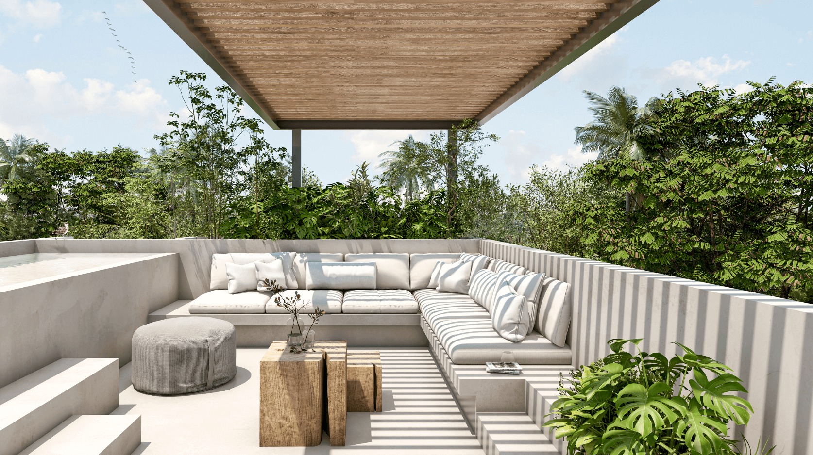 Casa en venta y Lote  en Bak Tulum- Modelo Caoba