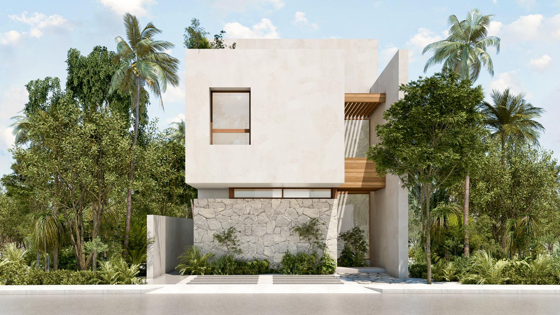 Modelo Tzalam 3 – Tulum Casa en venta y Lote en Bak Tulum