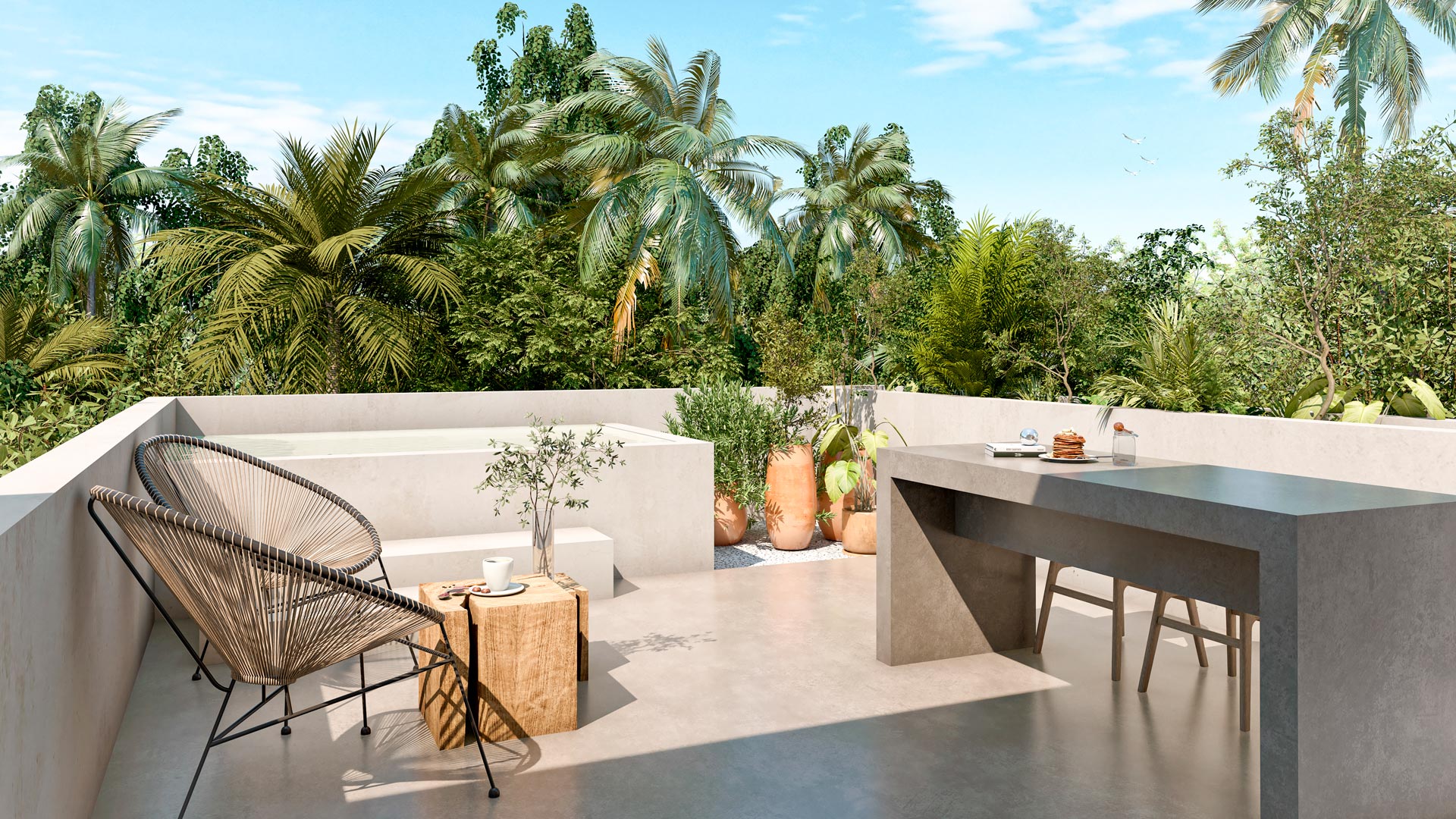 Modelo Tzalam 3 – Tulum Casa en venta y Lote en Bak Tulum