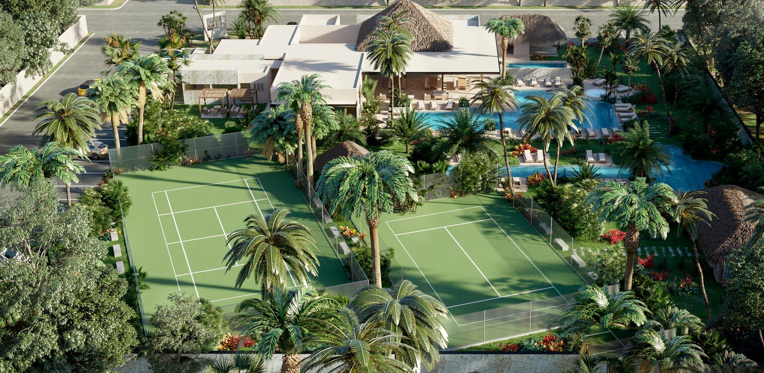Casa en venta y Lote  en Bak Tulum- Modelo Caoba