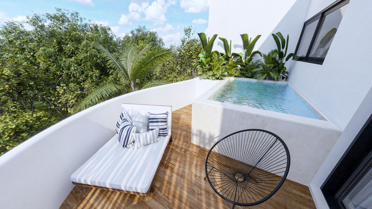 Hunab: Apartamentos de diseño en el centro de Tulum