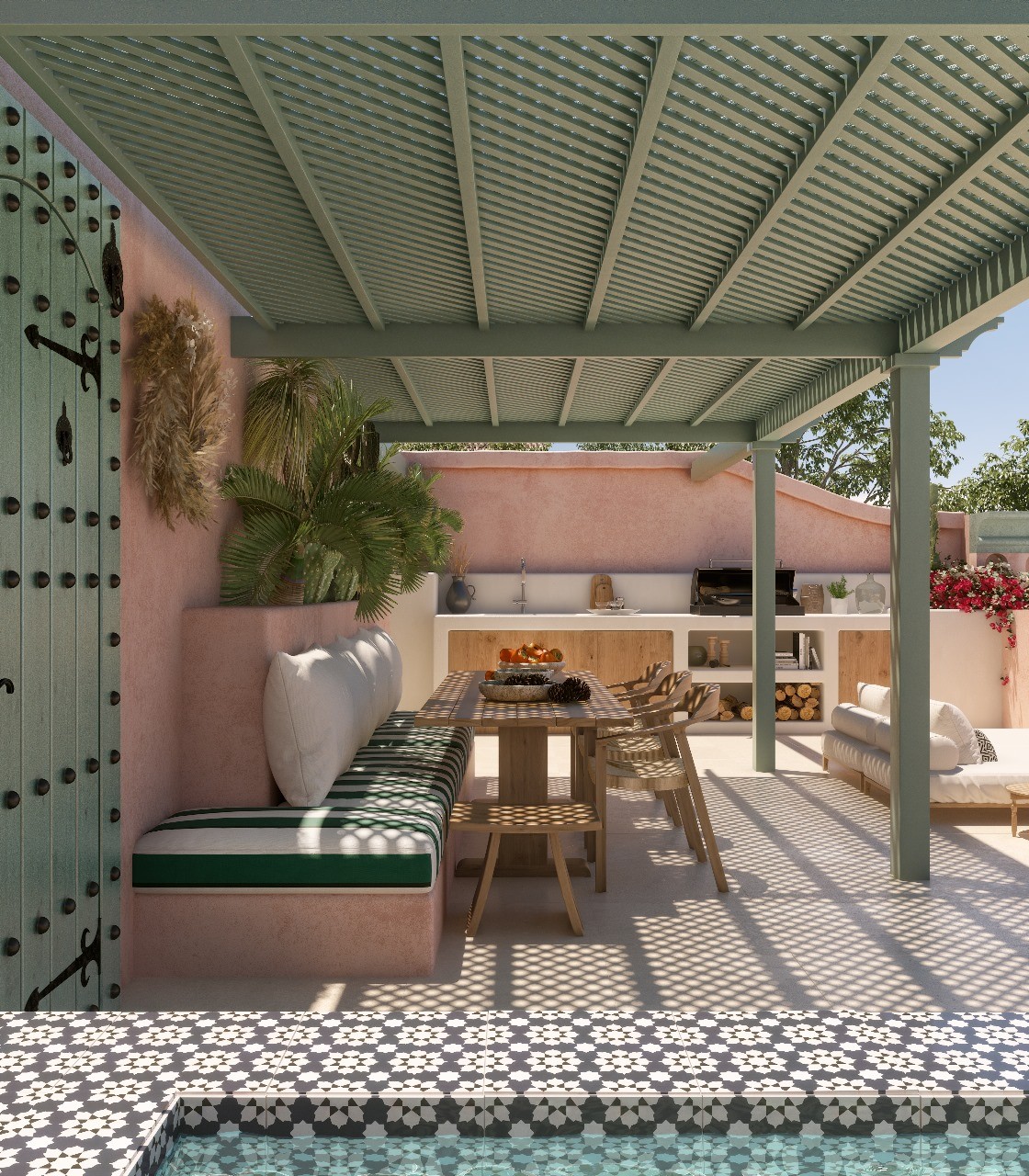 Pink Riad: Departamentos de estilo marroquí en Tulum