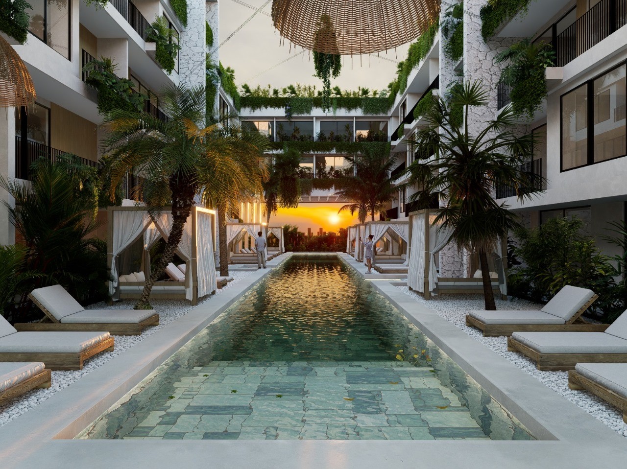 Okom: Departamentos en Tulum con interiorismo oriental