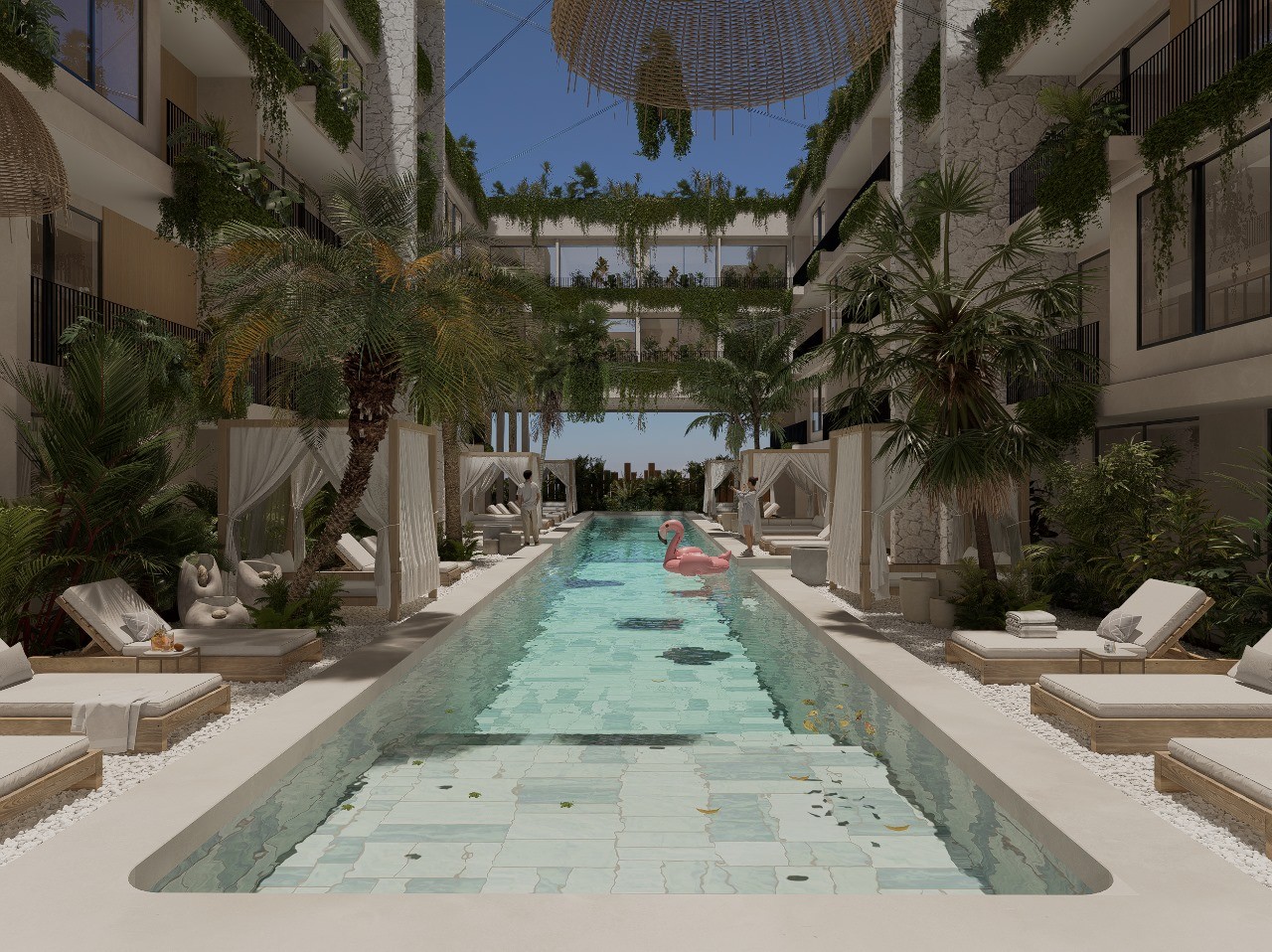 Okom: Departamentos en Tulum con interiorismo oriental