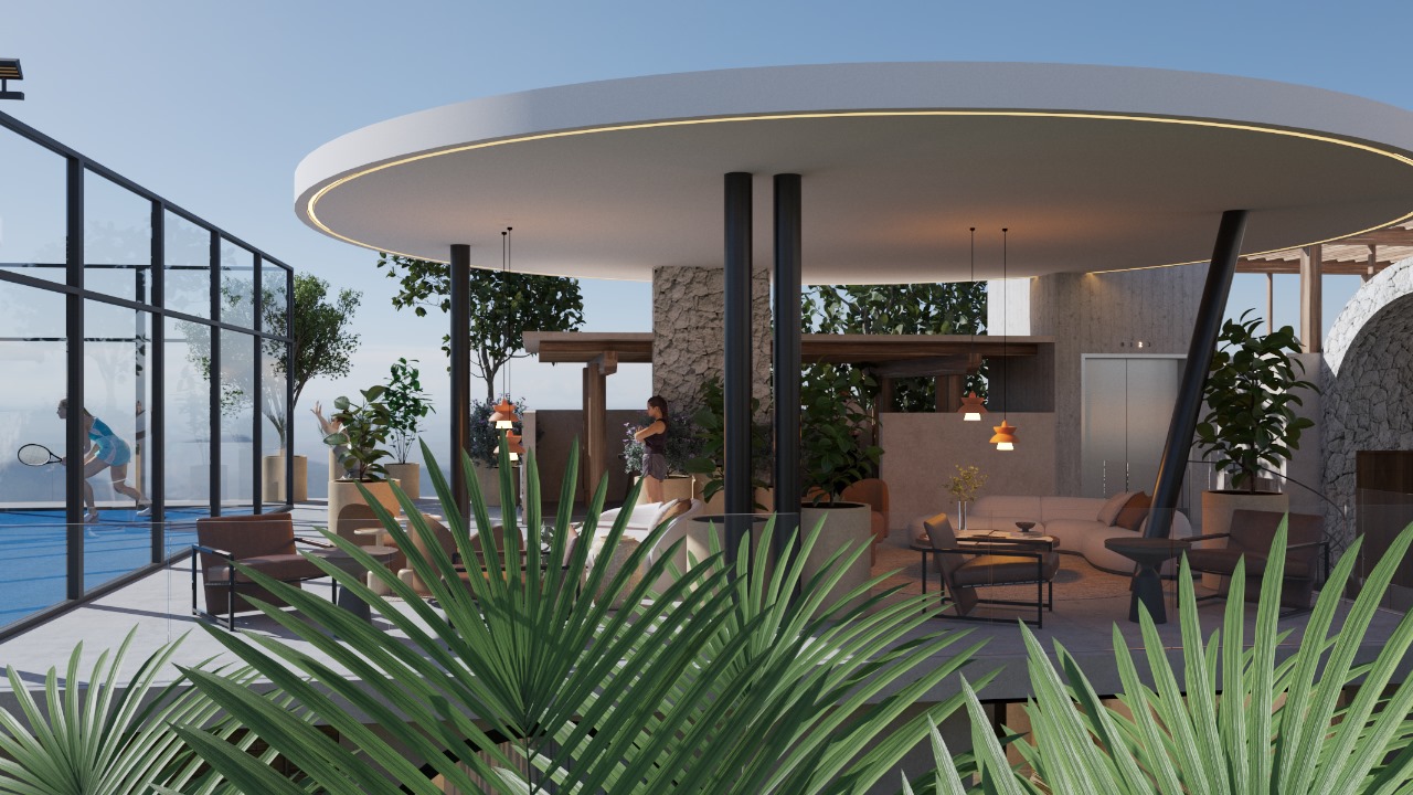 Departamentos, townhouses y penthouses en Playacar: Casa de Piedra