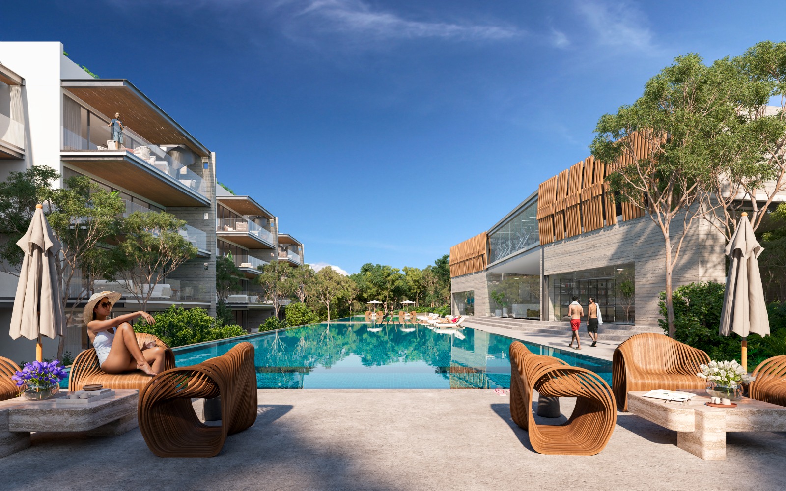 Macondo Playacar: lujosos departamentos en venta en Playa del Carmen
