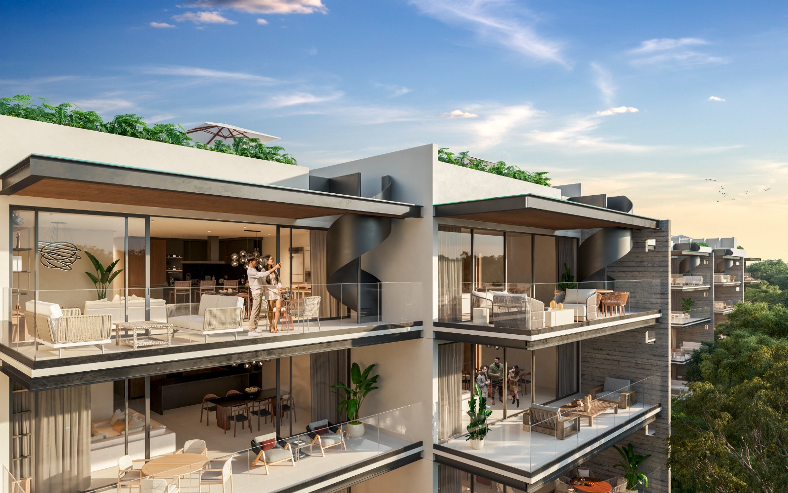 Macondo Playacar: lujosos departamentos en venta en Playa del Carmen