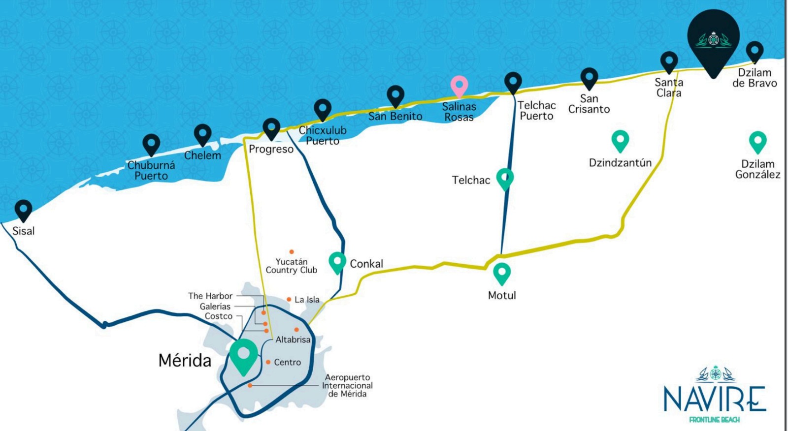 Navire: lotes residenciales en Santa Clara, Yucatán.