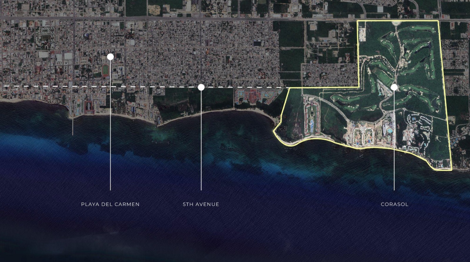 Macrolotes en venta en Corasol, Playa del Carmen