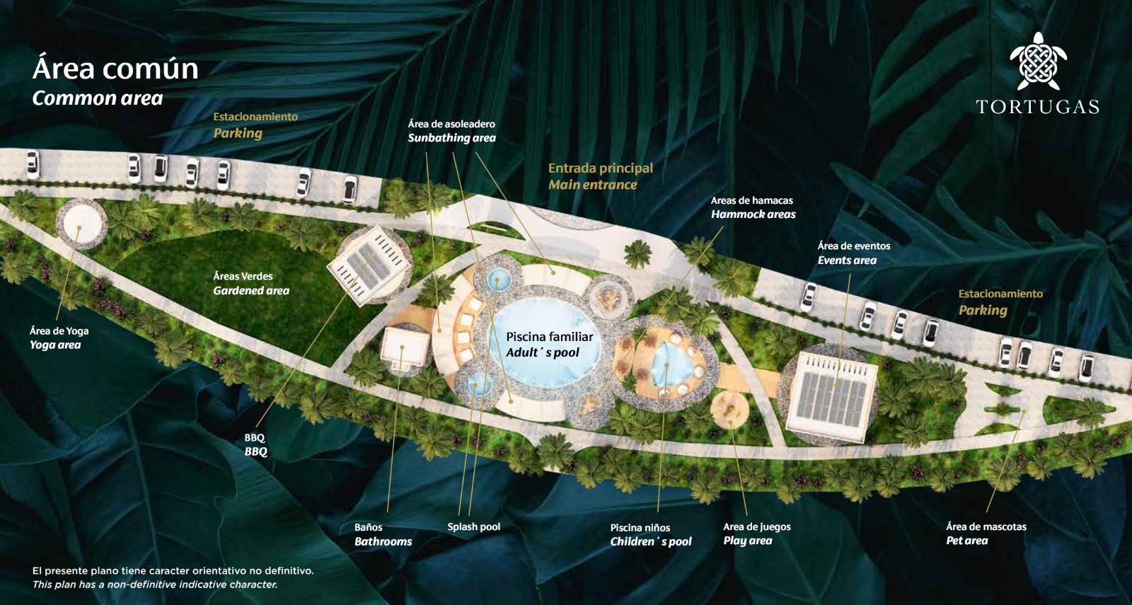 Tortugas, lotes residenciales de lujo en Tulum Country Club
