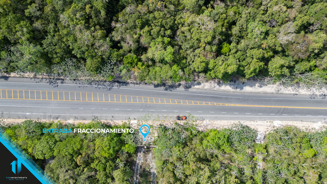 Terrenos en venta frente al nuevo Aeropuerto de Tulum
