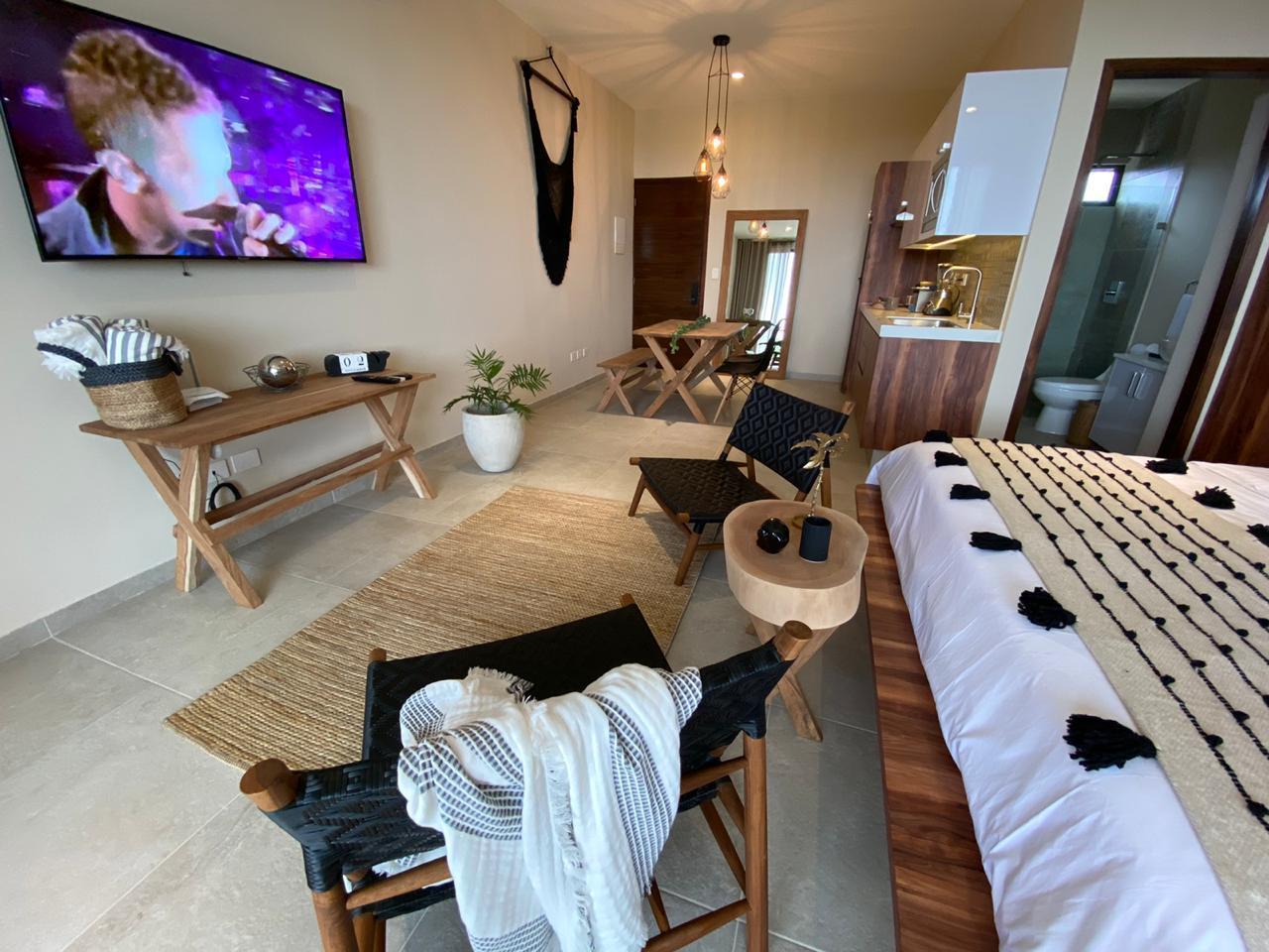Estudio amueblado en exclusiva zona de Tulum, La Veleta