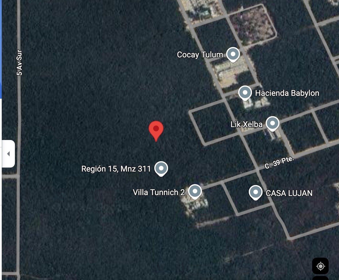 Manzana completa para inversión en la Región 15, Tulum