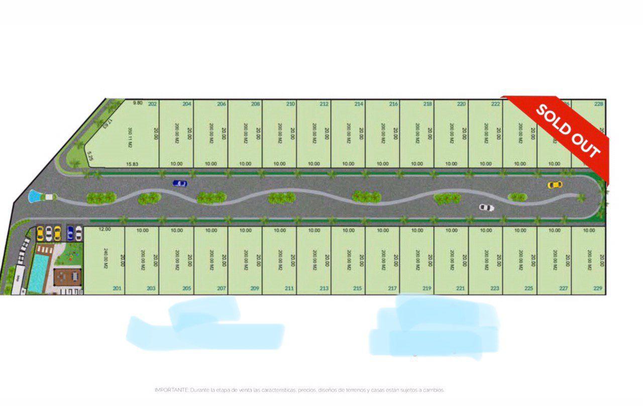 Lote residencial en venta en Arcos de Bambú, Playa del Carmen