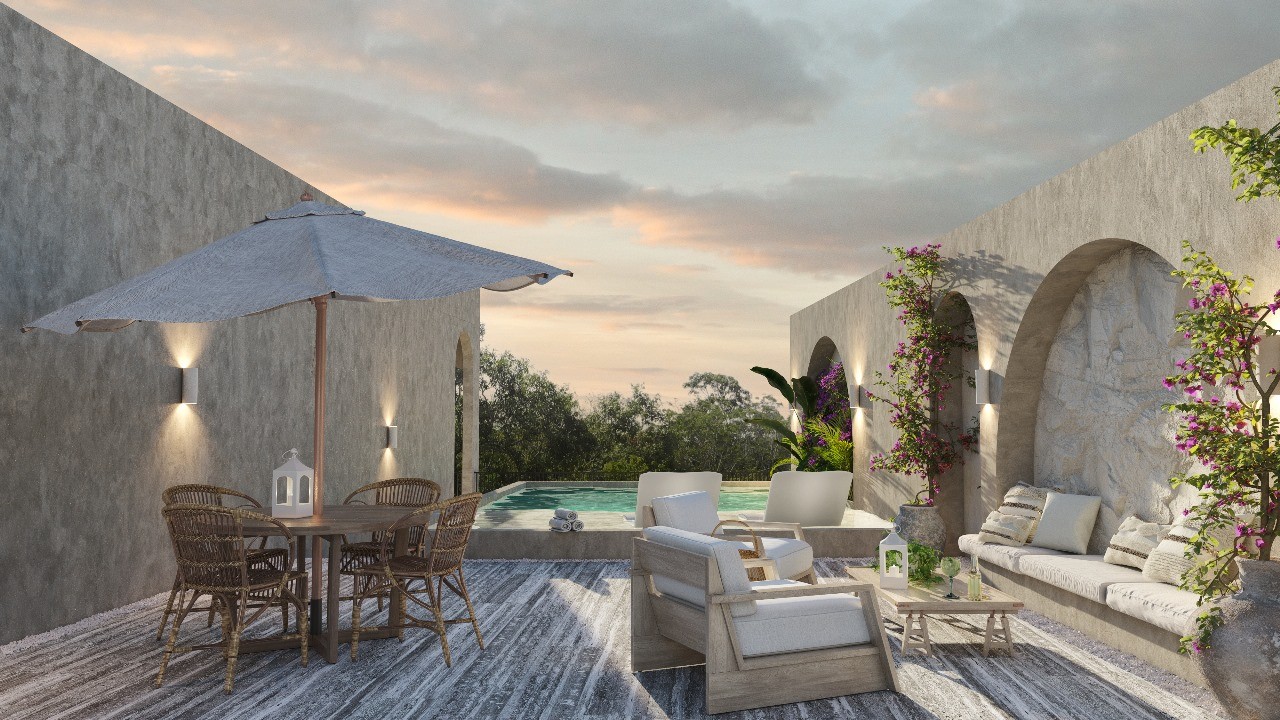 Ardeh Tulum, departamentos con cultura tequilera en Aldea Zamá
