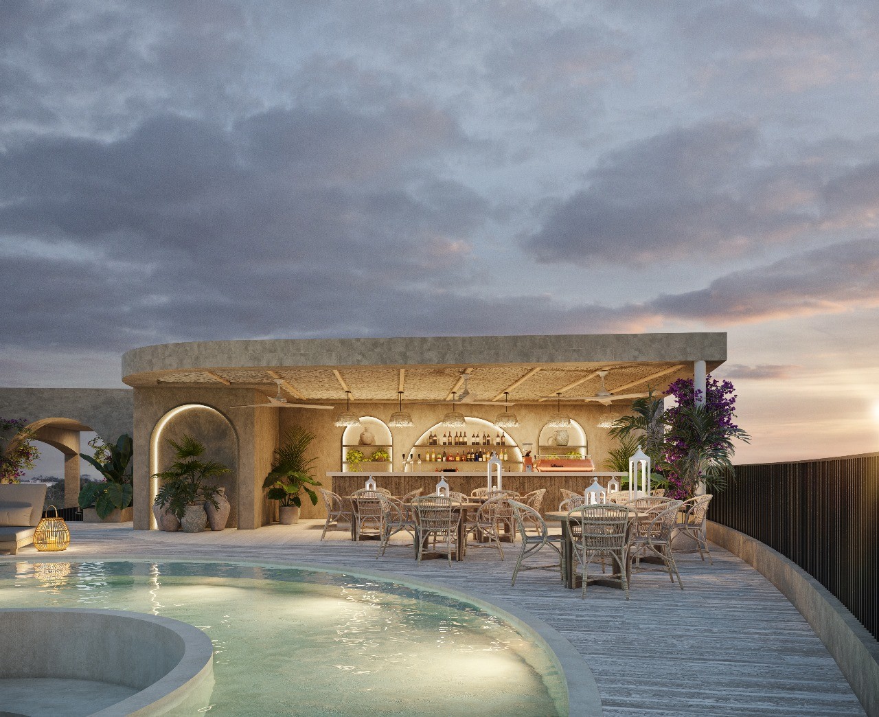 Ardeh Tulum, departamentos con cultura tequilera en Aldea Zamá
