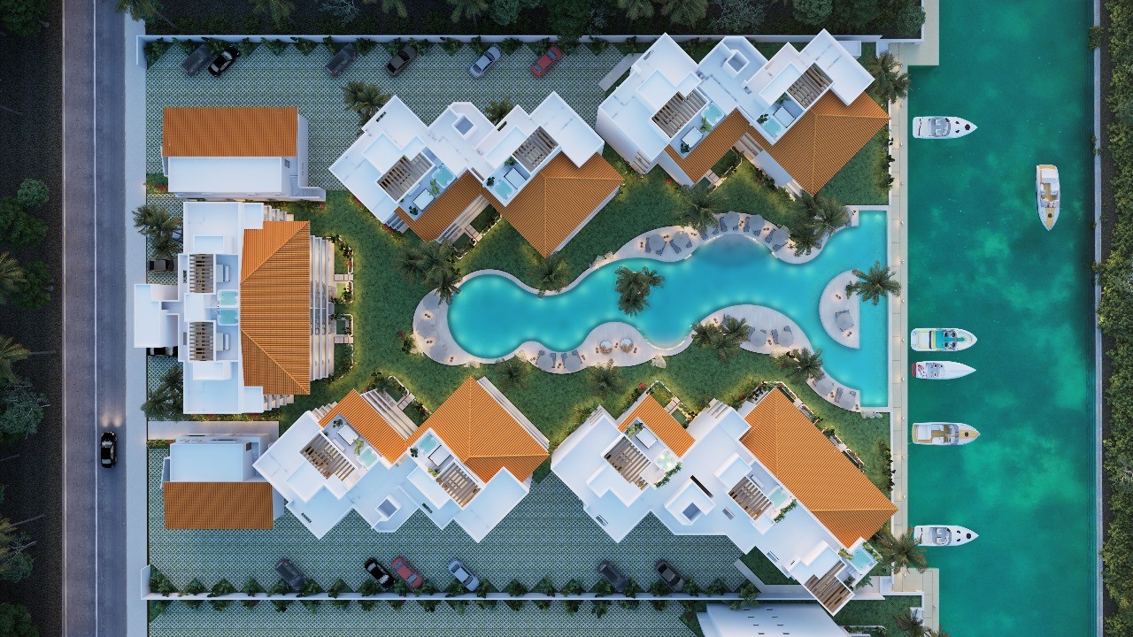 Marina Aqua: Departamentos con vistas a la marina de Puerto Aventuras
