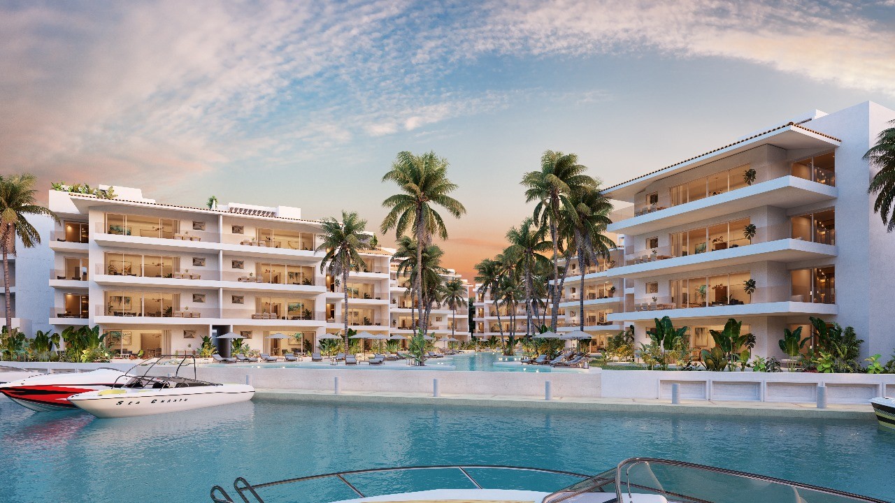 Marina Aqua: Departamentos con vistas a la marina de Puerto Aventuras
