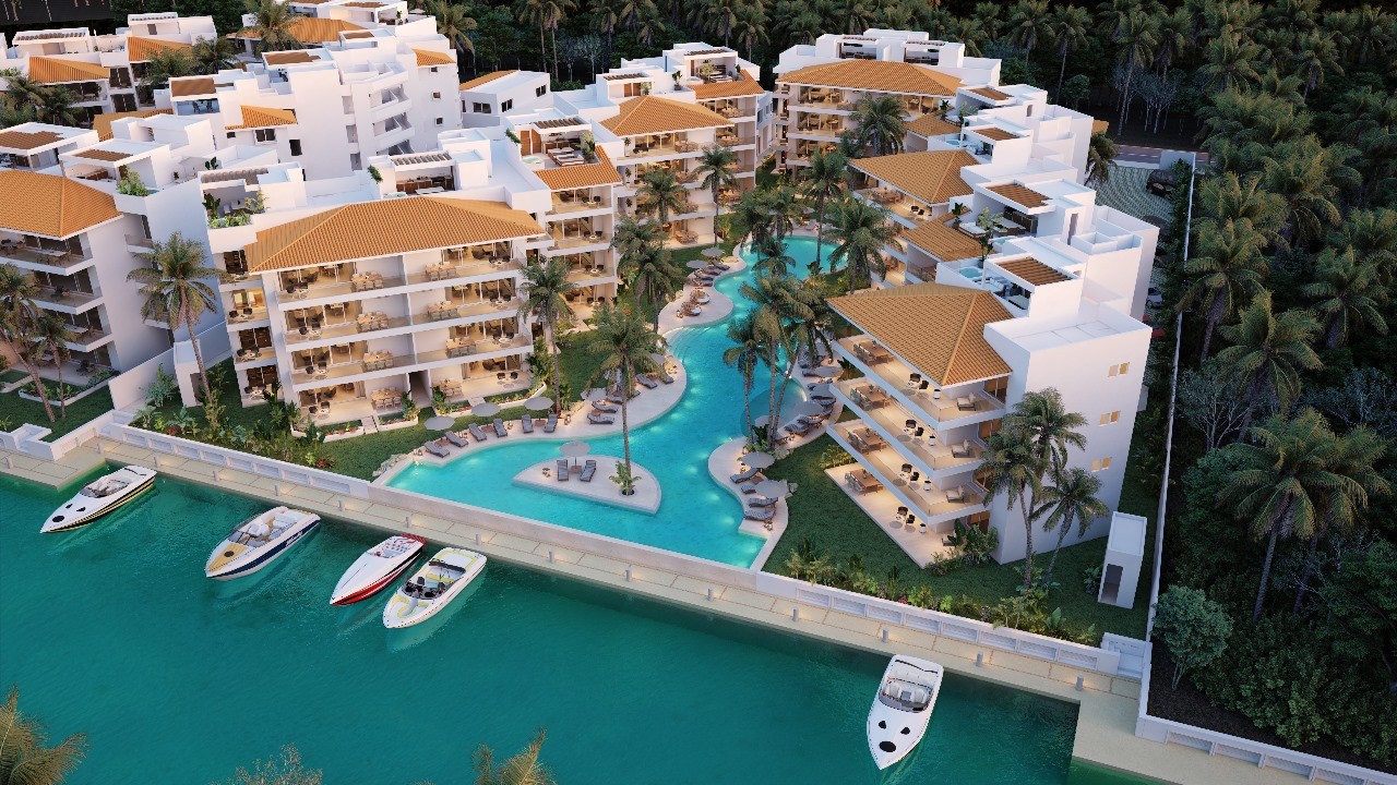Marina Aqua: Departamentos con vistas a la marina de Puerto Aventuras