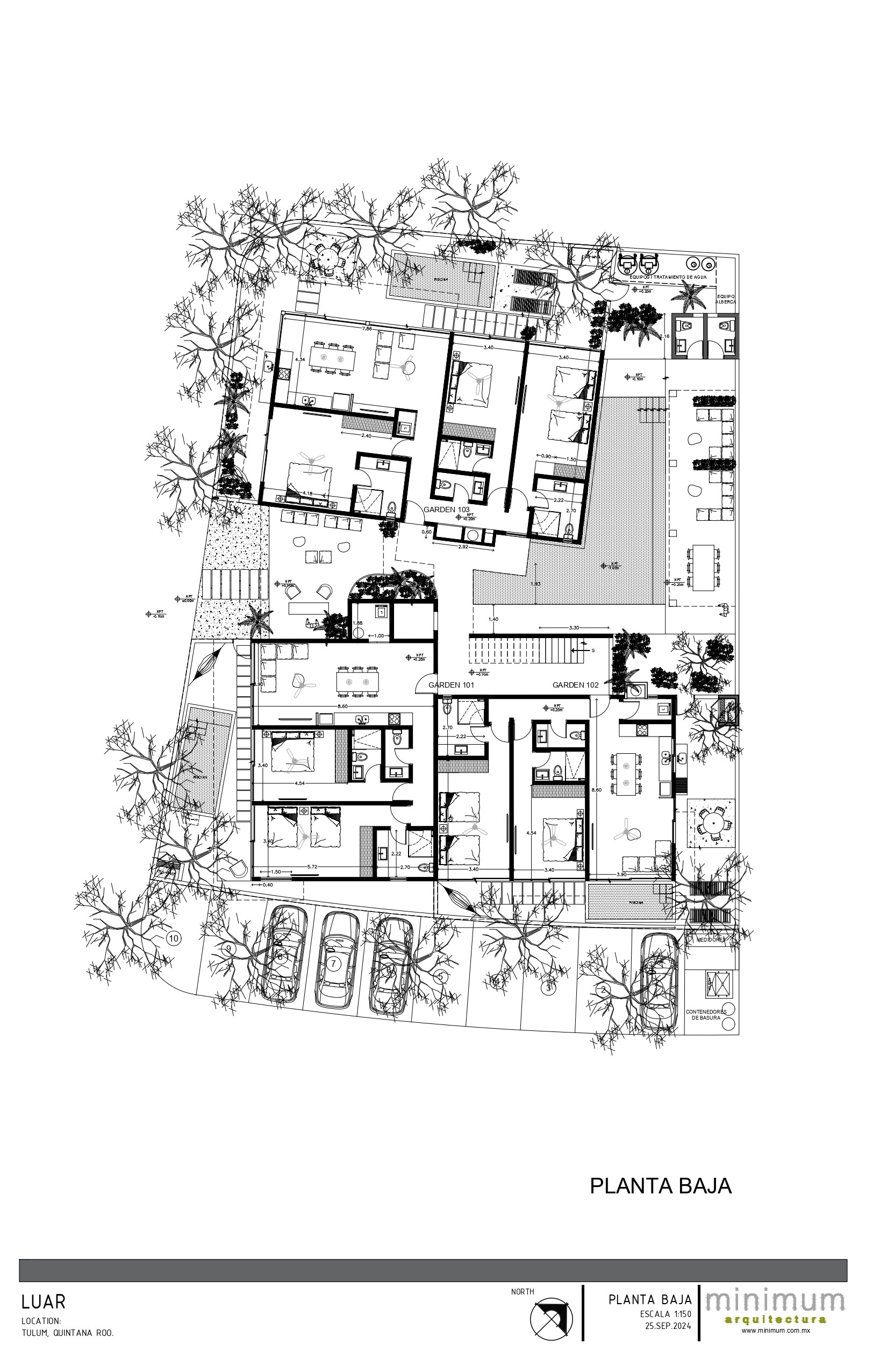 Departamento de 3 recámaras en LUAR – Exclusivo Desarrollo Boutique en Aldea Zamá Premium, Tulum