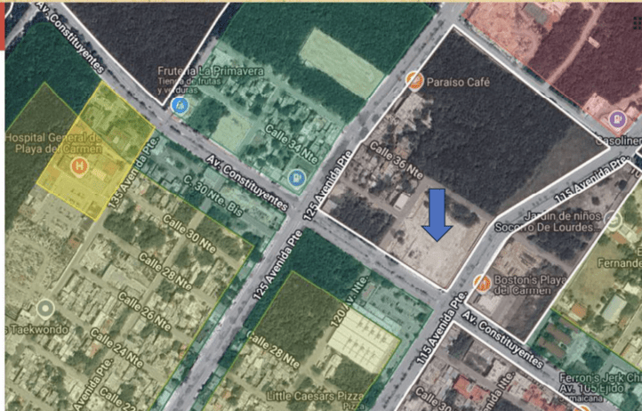 Terreno Comercial Mixto en el Corazón de Playa del Carmen